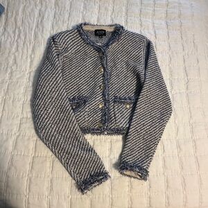 J-crew tweed summer jacket